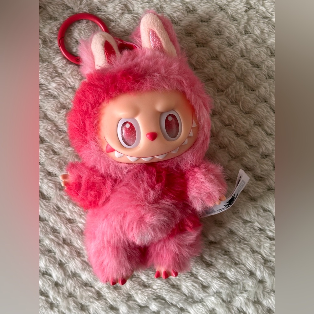 Pop Mart Labubu The Monsters Big into Energy Series Vinyl Plush Pendant - Love
